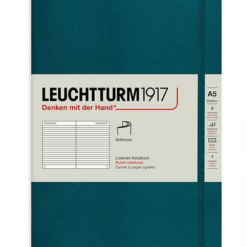 Screenshot 2022-12-30 at 17-06-43 Notizbuch Medium (A5) Softcover 123 nummerierte Seiten Pacific Green Liniert