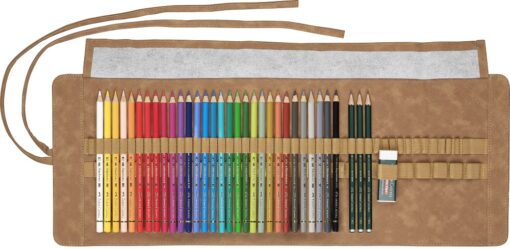 polychromos-colour-pencil-pencil-roll-filled-34-pieces